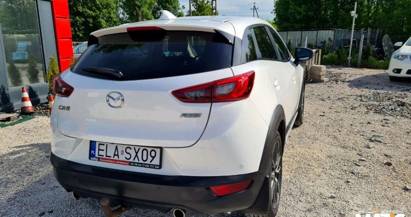 Mazda CX-3 cena 63900 przebieg: 175000, rok produkcji 2015 z Chociwel małe 781